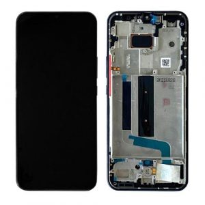 LCD with Middle Plate Xiaomi Mi 10 Lite 5G Cosmic Grey (Original)