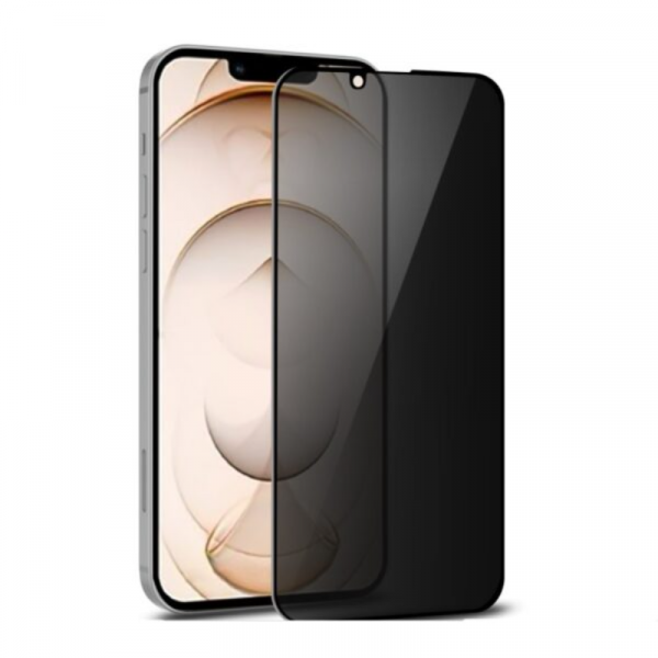 TechWave 5D Full Glue Privacy Tempered Glass for iPhone 13 Pro black