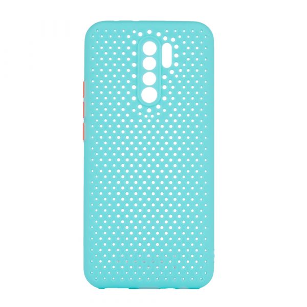 TechWave C Thru case for Xiaomi Redmi 9 turquoise / orange