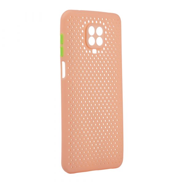 TechWave C Thru case for Xiaomi Redmi Note 9 Pro / 9S / 9 Pro Max rose gold / lime