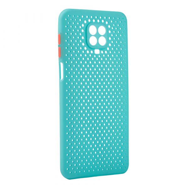 TechWave C Thru case for Xiaomi Redmi Note 9 Pro/ 9S / 9 Pro Max turquoise / orange