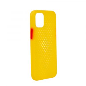 TechWave C Thru case for iPhone 12 Mini yellow / red