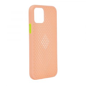 TechWave C Thru case for iPhone 12 Pro rose gold / lime