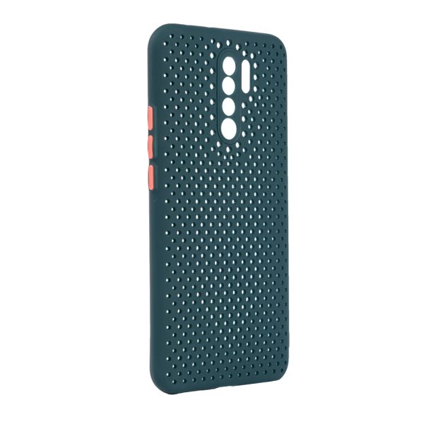 TechWave C thru case for Xiaomi Redmi 9 forest green / orange