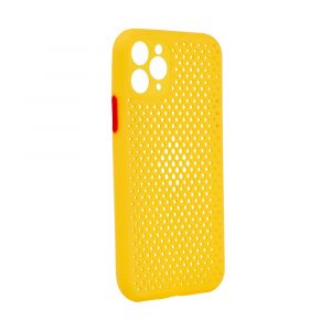 TechWave C thru case for iPhone 11 Pro yellow / red