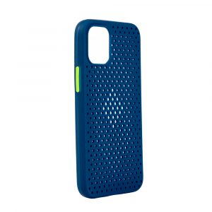 TechWave C thru case for iPhone 12 Mini navy blue / lime