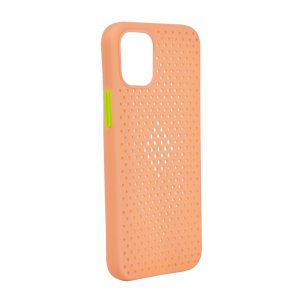 TechWave C thru case for iPhone 12 Mini rose gold / lime