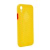 TechWave C thru case for iPhone XR yellow / red