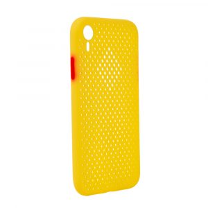 TechWave C thru case for iPhone XR yellow / red