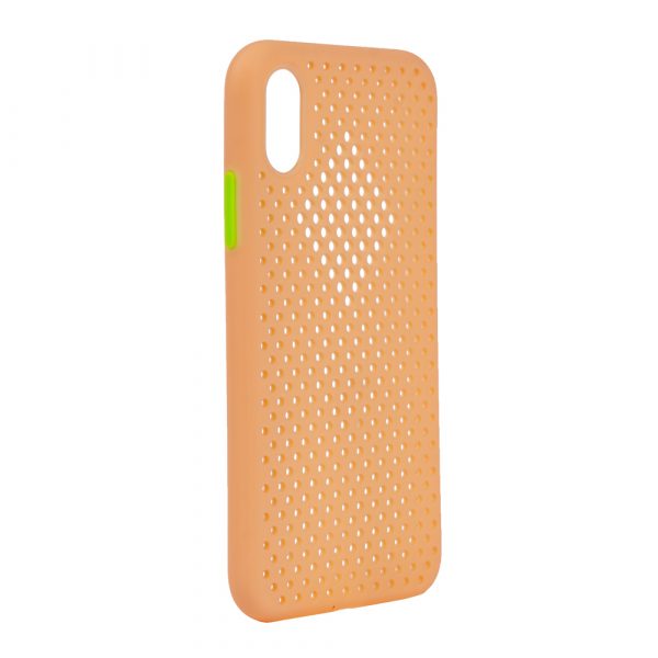 TechWave C thru case for iPhone X / XS rose gold / lime
