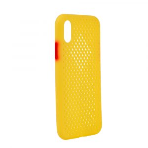 TechWave C thru case for iPhone X / XS yellow / red