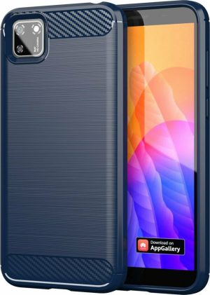 TechWave Carbon case for Huawei Y5p navy blue
