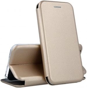 TechWave Curved Book case for Samsung Galaxy A20s gold