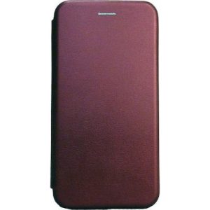 TechWave Curved Book case for iPhone 15 Pro Max burgundy