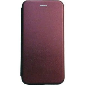 TechWave Curved Book case for iPhone 15 Pro burgundy