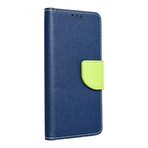 TechWave Fancy Book case for Samsung Galaxy A54 navy blue / lime