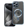TechWave Magsafe Clear case for iPhone 15 Pro Max blue