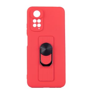TechWave Ring Silicone case for Xiaomi Redmi Note 11 / 11S red