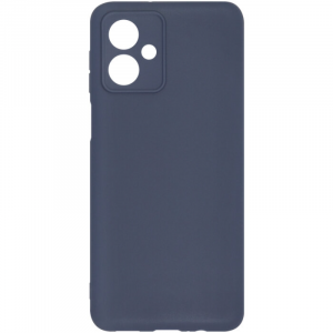 TechWave Soft Silicone case for Motorola Moto G84 navy blue