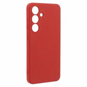 TechWave Soft Silicone case for Samsung Galaxy A55 5G red