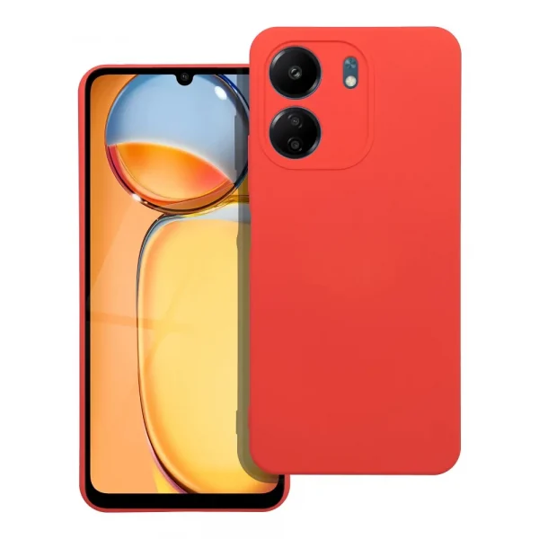TechWave Soft Silicone case for Xiaomi Redmi 13C peach