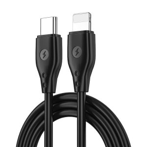 WiWU - Pioneer Series Data Cable Wi-C002 USB C to Lightning 30W - black