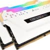 CORSAIR RAM DIMM XMS4 KIT 2x16GB CMH32GX4M2D3600C18W, DDR4, 3600MHz, LATENCY 18-22-22-42, 1.35V, VENGEANCE RGB PRO SL, XMP 2.0, RGB LED, WHITE, LTW.