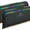 CORSAIR RAM DIMM XMS5 KIT 2x32GB CMT64GX5M2B6000Z30, DDR5, 6000MHz, LATENCY 30-36-36-76, 1.4V, DOMINATOR PLATINUM RGB, DUAL PROFILE INTEL XMP & AMD EXPO, RGB LED, HEATSPREADER BLACK, LTW.