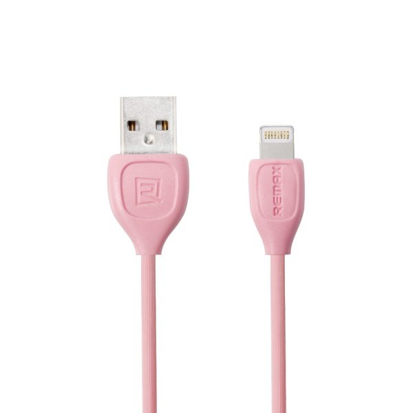 Remax Regular USB to Lightning Cable Ροζ 1m (Lesu) Remax Regular USB to Lightning Cable Ροζ 1m Lesu 1