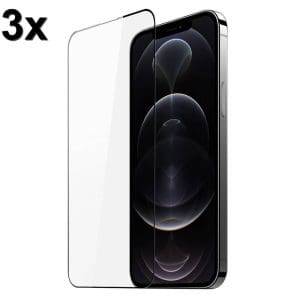 TechWave 5D Full Glue Tempered Glass for iPhone 13 Pro / 14 black (Σετ 3 τεμαχίων - bulk)