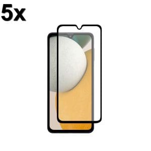 TechWave 5D Full Glue Tempered Glass for Samsung Galaxy A15 4G / 5G black (Σετ 5 τεμαχίων - bulk)
