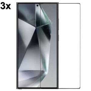 TechWave 5D Full Glue Tempered Glass for Samsung Galaxy S24 Ultra black (Σετ 3 τεμαχίων - bulk)