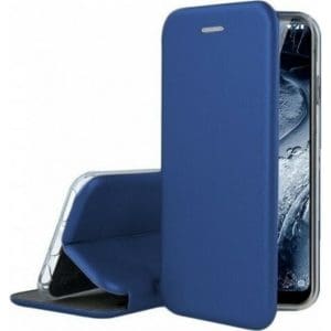 TechWave Curved Book case for Samsung Galaxy A54 5G navy blue