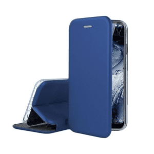 TechWave Curved Book case for Xiaomi Redmi Note 12 5G / Poco X5 navy blue