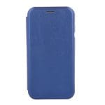 TechWave Curved Book case for iPhone 15 Pro navy blue
