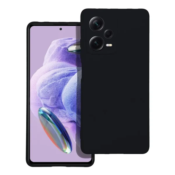 TechWave Soft Silicone case for Xiaomi Redmi Note 12 Pro+ 5G black