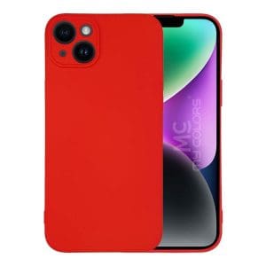 TechWave Soft Silicone case for iPhone 14 Plus red