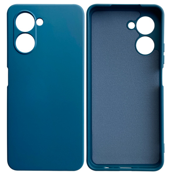 Techwave Matt case for Realme C33 navy blue