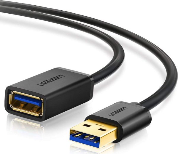 Ugreen USB 3.0 Cable USB-A male - USB-A female 1m (10368) Ugreen USB 3.0 Cable USB A male USB A female 1m 10368 1