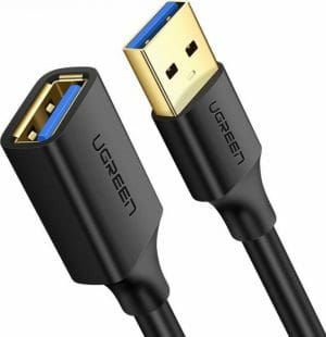 Τελευταίες αφίξεις Ugreen USB 3.0 Cable USB A male USB A female Μαύρο 1.5m 30126 1