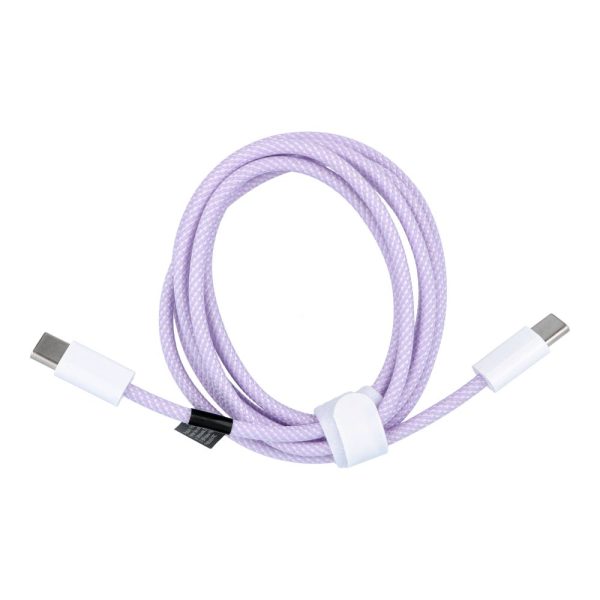 Cable Type C to Type C Power Delivery PD 60W 3A C263 purple 1