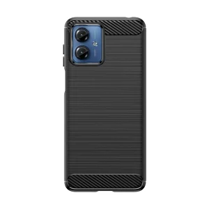 Carbon Case silicone case for Motorola G14 - black