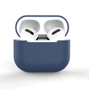 Case for AirPods 2 / AirPods 1 silicone soft cover for headphones blue (case C)
