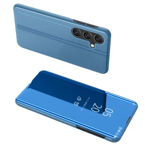 Clear View Case cover for Samsung Galaxy A54 5G blue flip cover