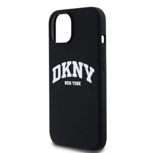 DKNY case for IPHONE 11 compatible with MagSafe DKHMN61SNYACH (DKNY HC MagSafe Silicone W/White Arch Logo) black