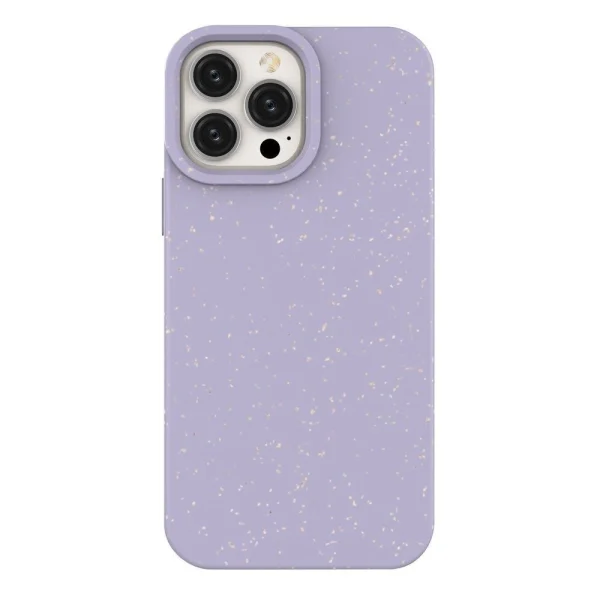 Eco Case case for iPhone 14 Plus silicone degradable cover purple