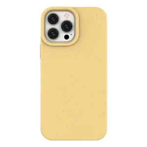 Eco Case case for iPhone 14 Plus silicone degradable cover yellow