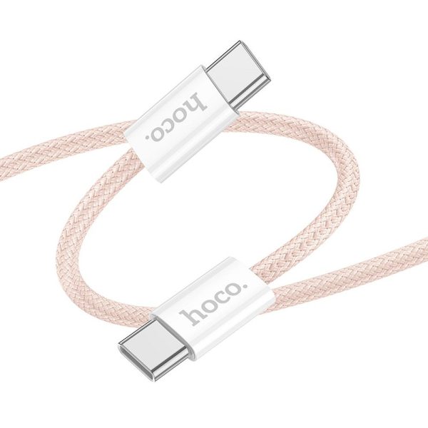 HOCO cable Type C to Type C 3A 60W 1 m X104 pink