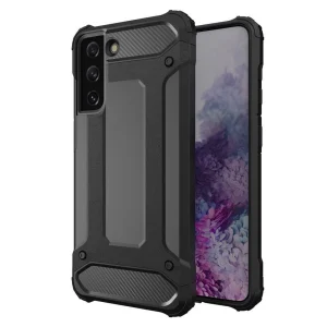 Hybrid Armor Case Tough Rugged Cover for Samsung Galaxy S22+ (S22 Plus) black