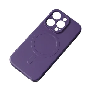 MagSafe Compatible Silicone Case for iPhone 15 Pro Max Silicone Case - Purple